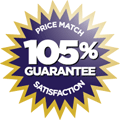 105% Price Match Satisfaction Guarantee