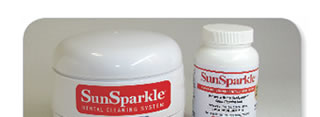 SunSparkle Dental Cleaning System redefines the meaning of clean! This economical Patient Home Care system both cleans and disinfects dentures, partials, ortho retainers and other dental appliances. Mention this e-mail coupon code SS10 and get a 10% discount off purchase of 6 or more SunSparkle Dental Cleaning Systems.