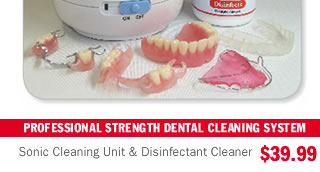 Visit Sun Dental Labs online and mention this e-mail coupon code SS10 to get a 10% discount off purchase of 6 or more SunSparkle Dental Cleaning Systems. This complete system can be used on virtually any material including flexibles and soft liners. The easy-to-use 15-minute process kills 99.9% of all bacteria!