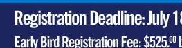 Registration Deadline: July 18, 2008.