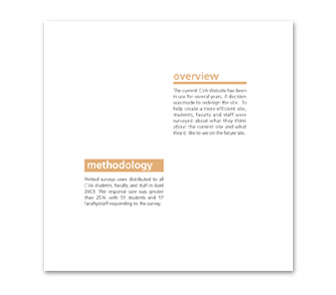 CVA Website Survey Book Image